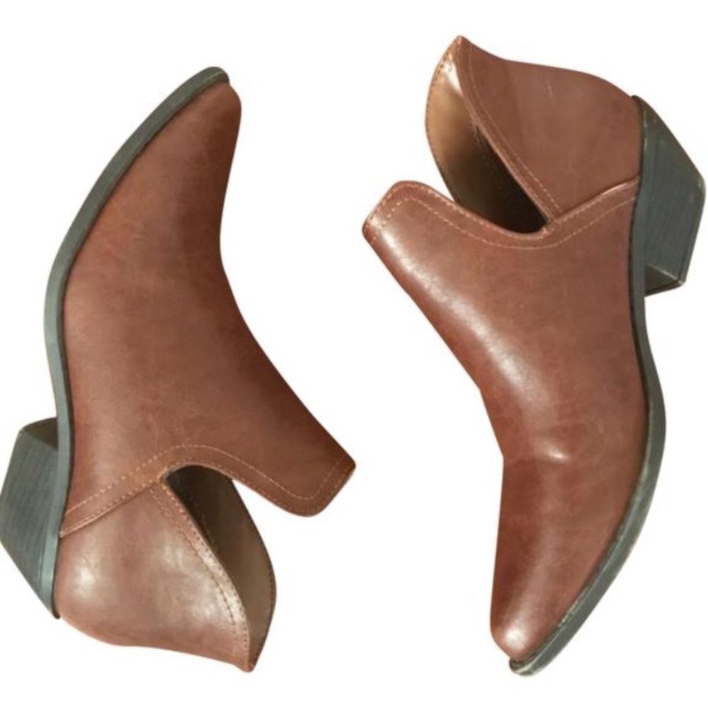 Brown booties